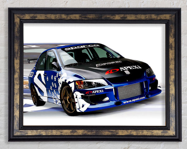 Mitsubishi Evo Framed Print