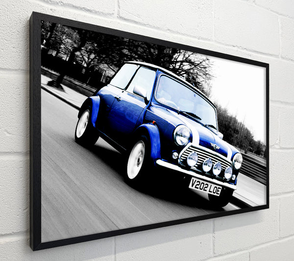 Mini Cooper Retro Blue