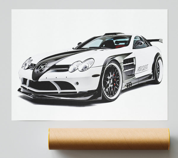 Mercedes Slr Maclaren Print