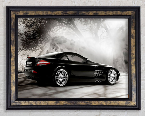 Mercedes Maclaren SLR Framed Print