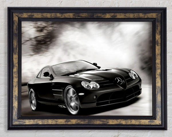 Mercedes Maclaren Black And White Framed Print