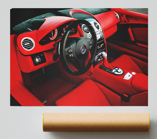 Mercedes Interior Giclee Print