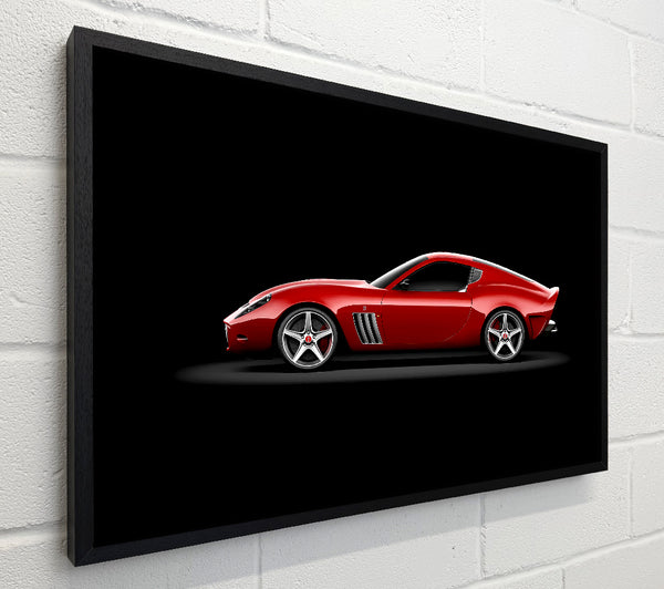 Maserati Red Side Profile