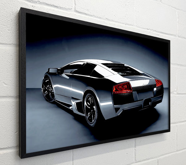 Lamborghini Rear Gunmetal Silver