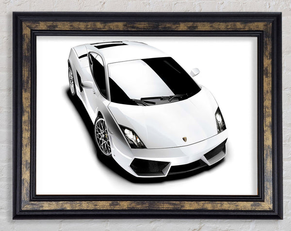 Lamborghini From Above Framed Print