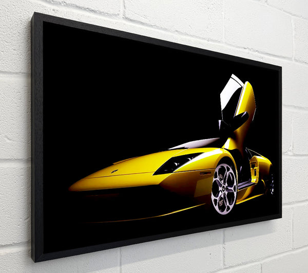 Lamborghini Doors Yellow