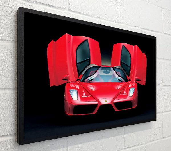 Lamborghini Bat Winged Doors Red