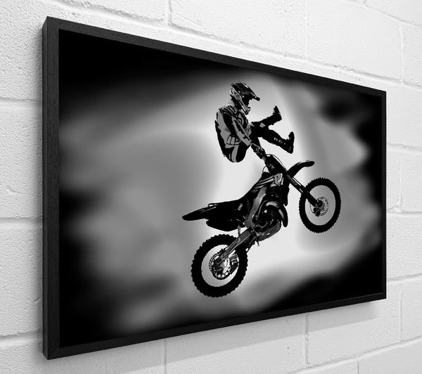 Free Style Motorcross B n W