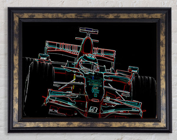 Formula One Track Framed Print