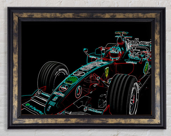 Formula One Profile Framed Print