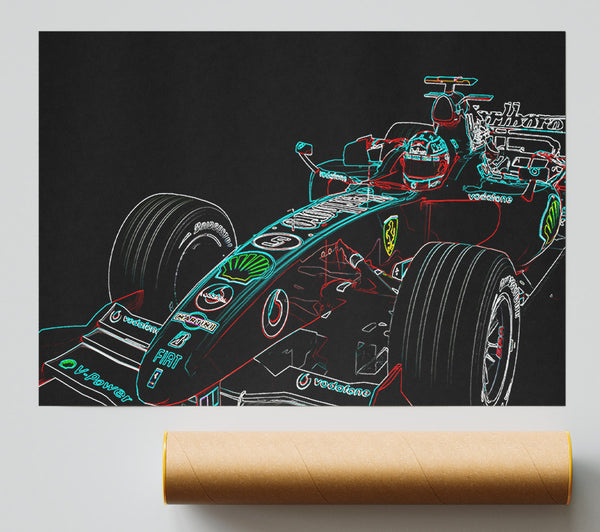 Formula One Profile Giclee Print