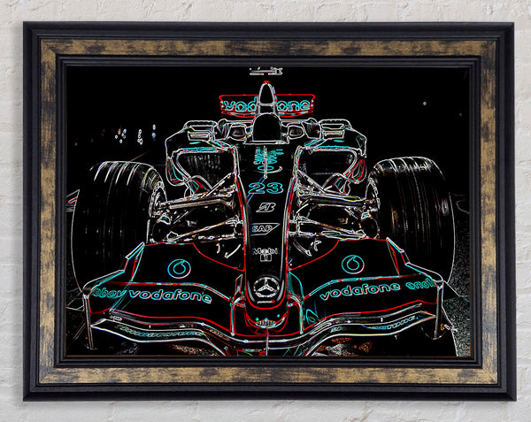 Formula One Pole Postion Framed Print