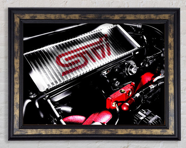 Formula One Engine Framed Print