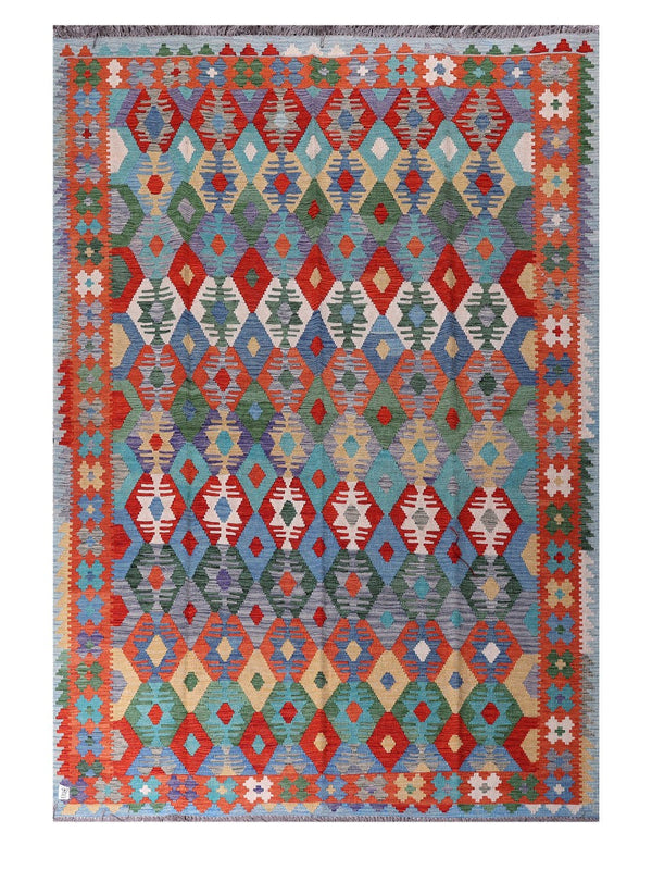 Maimana Afghanistan Kilim Rug - 292 x199 cm