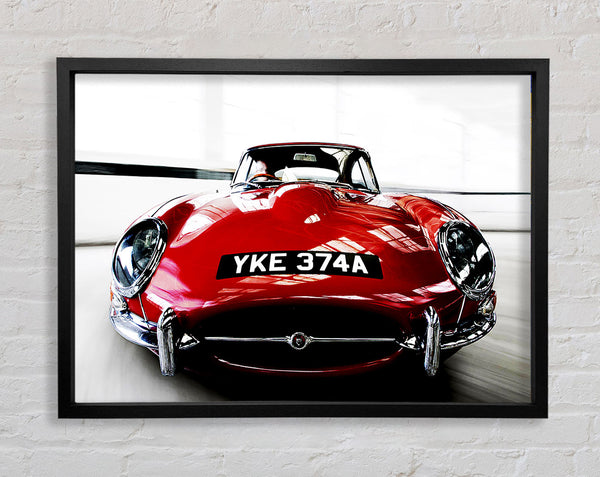 E-Type Jaguar Rot