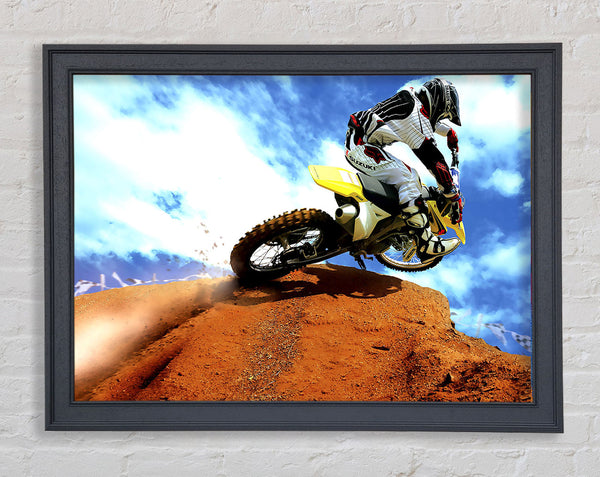 Verrücktes Motocross-Bike
