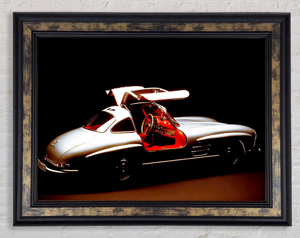 Classic Bat Winged Car Framed Print