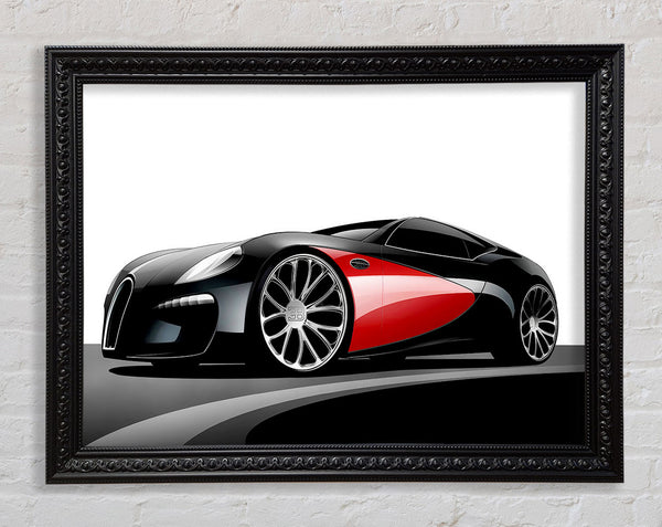 Bugatti Veyron Mean Machine Framed Print