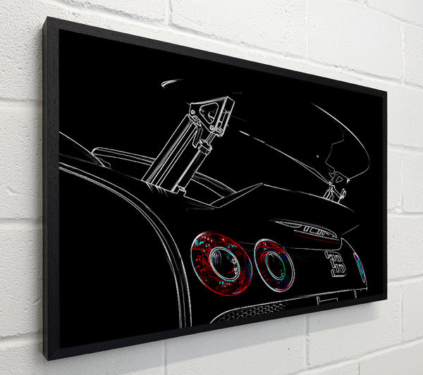 Bugatti Veyron Rear Spoiler Psychedelic