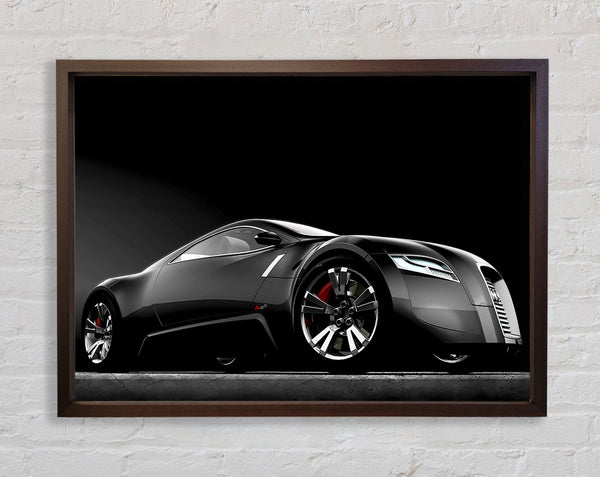 Bugatti Concept Black Framed Print
