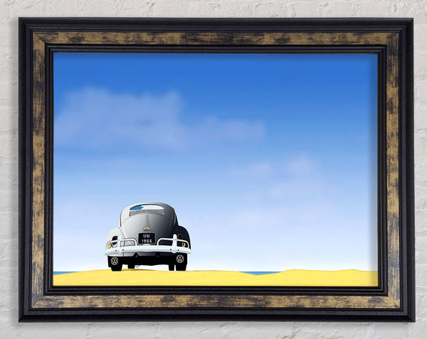 Beetle Beach Framed Print
