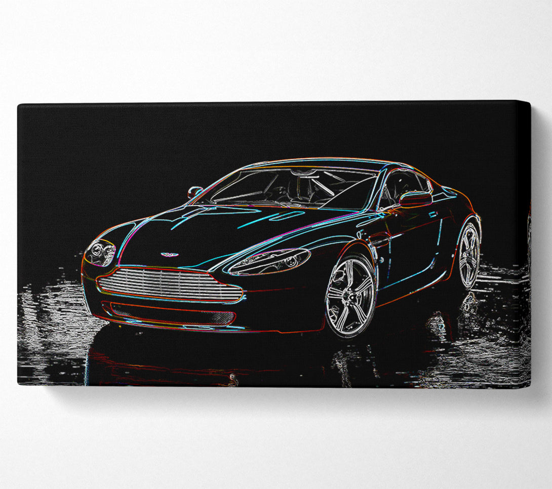  A Canvas Print of Aston Martin DB9 Canvas Art
