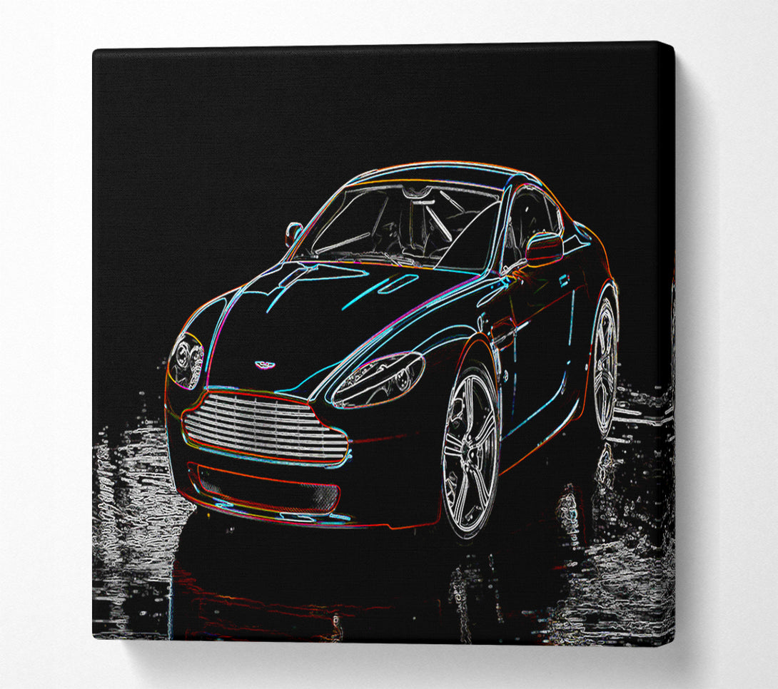  A Canvas Print of Aston Martin DB9 Canvas Art