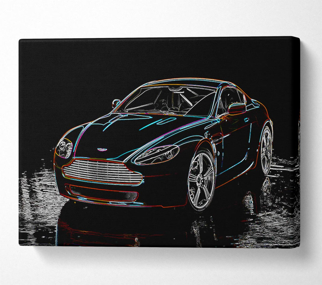  A Canvas Print of Aston Martin DB9 Canvas Art