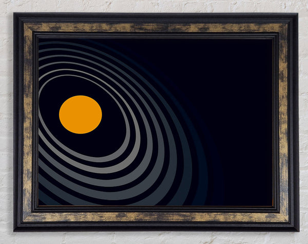 Planet Rings Framed Print