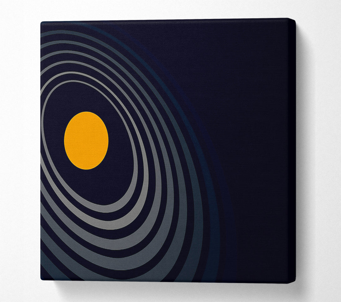  A Canvas Print of Planet Rings Canvas Print
