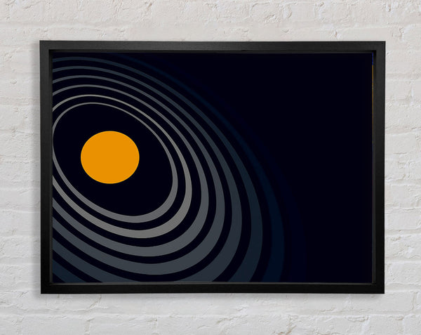 Planet Rings Framed Print