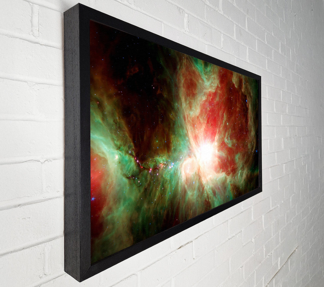 A Canvas Print of Space Gas Rainbow Canvas Print