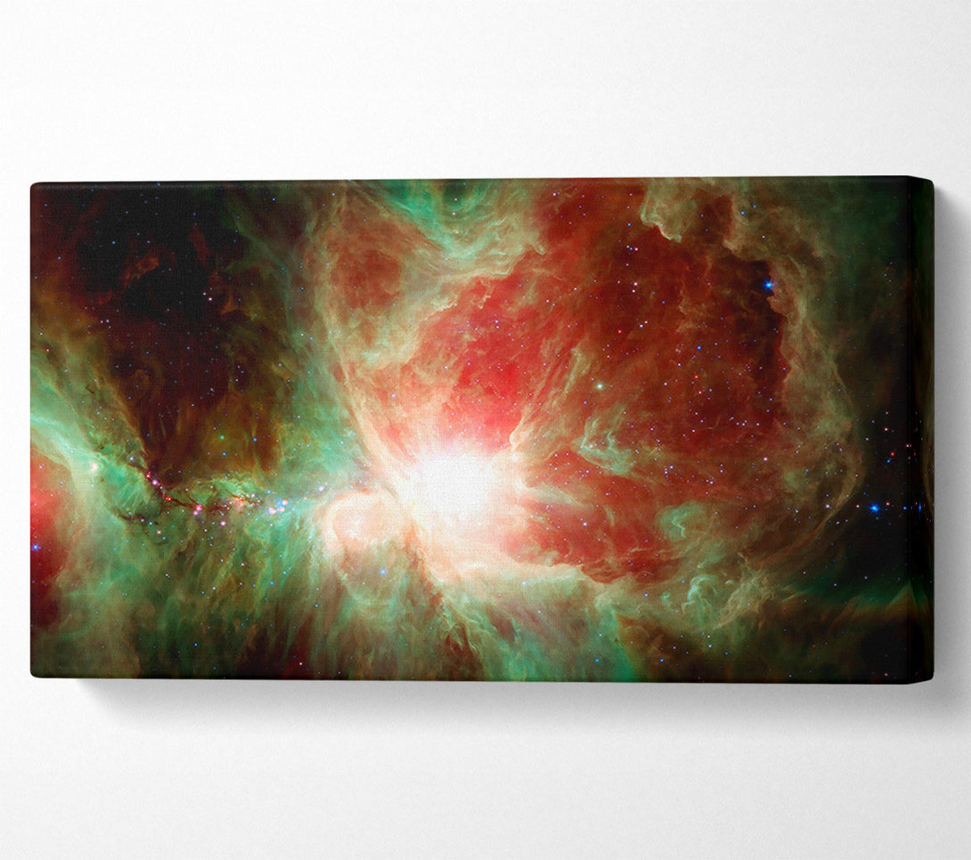  A Canvas Print of Space Gas Rainbow Canvas Print