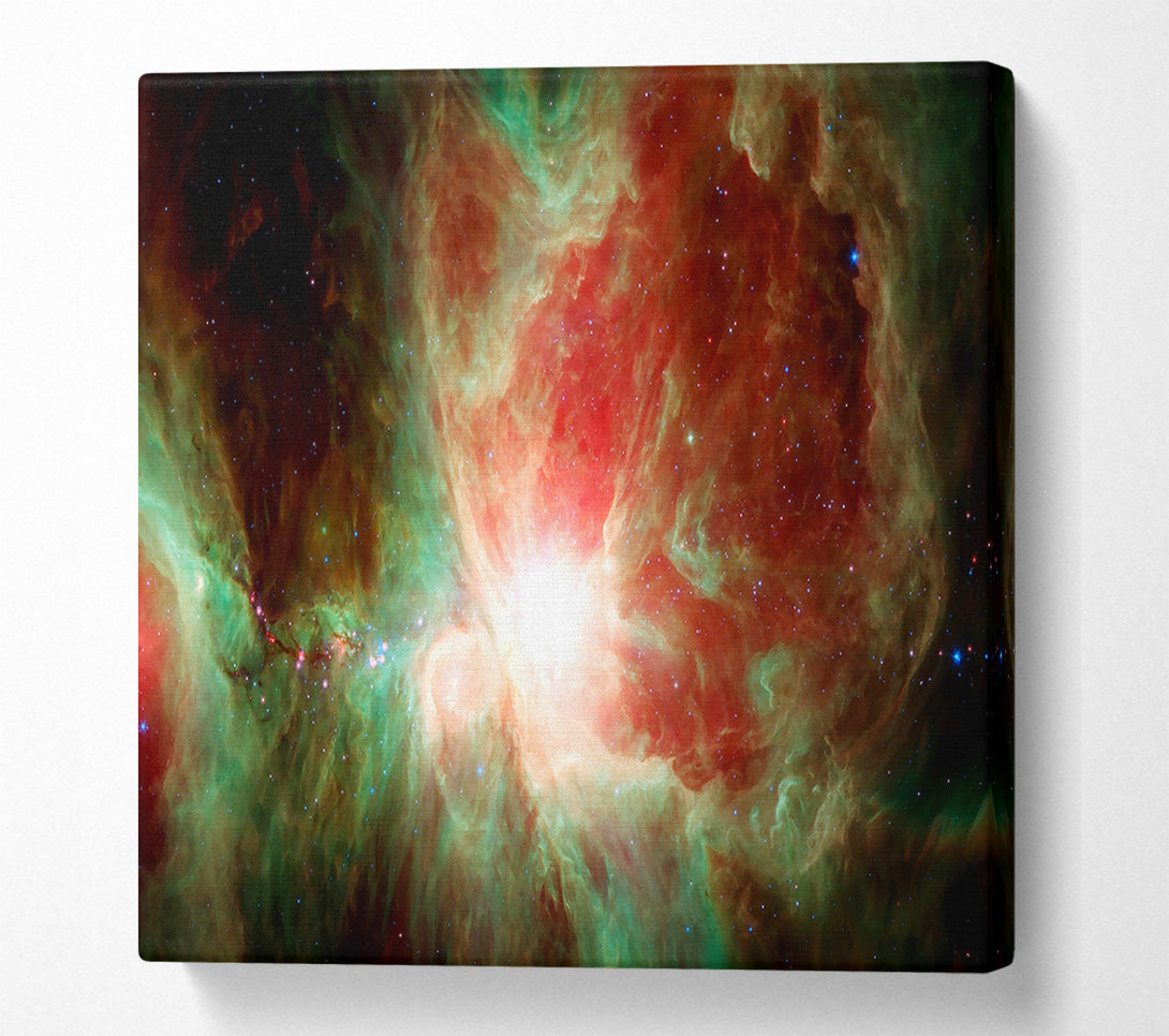  A Canvas Print of Space Gas Rainbow Canvas Print