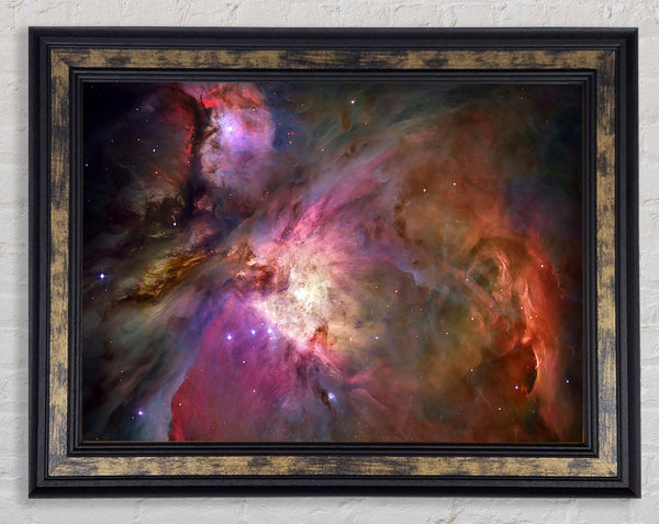 Space Clouds Framed Print