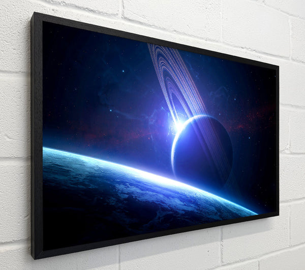 Planets Universe Blue