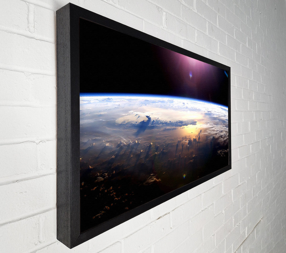  A Canvas Print of Pacific Ocean From Space Canvas Print