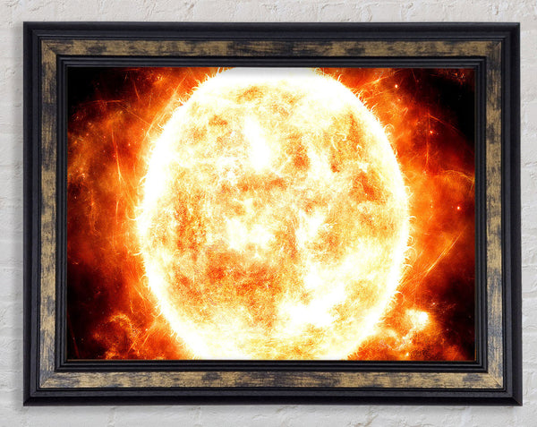 Sun 3 Framed Print