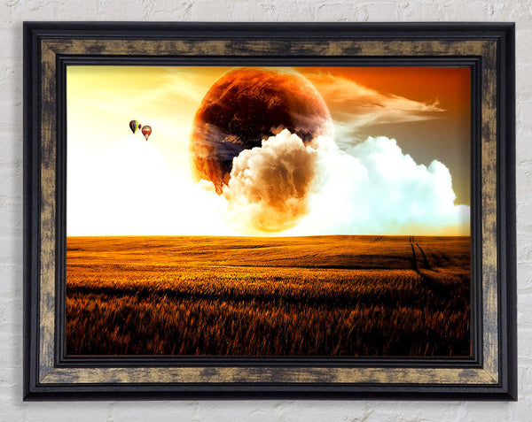 Second Earth Framed Print