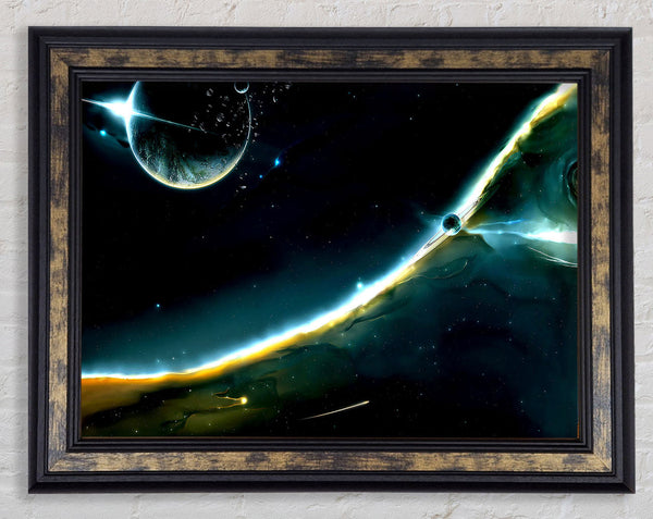 Planet Fun Framed Print