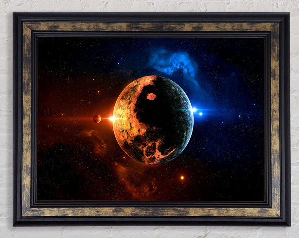 Shining Together Framed Print