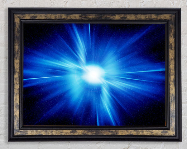 Exploding Star Framed Print