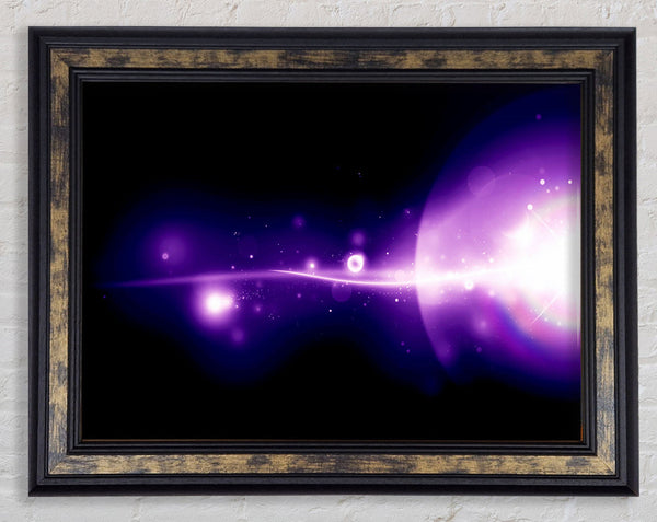 Purple Galaxy Framed Print