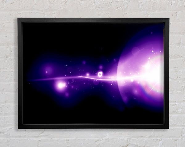 Purple Galaxy Framed Print
