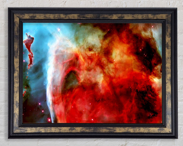 Stunning Colours Of Space Framed Print