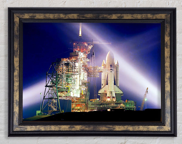 Space Shuttle Framed Print