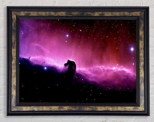 Pink Horsehead Nebula Framed Print