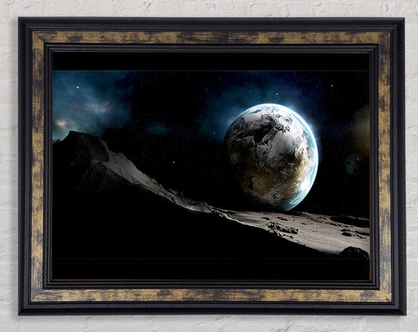 Earth From Mars Framed Print