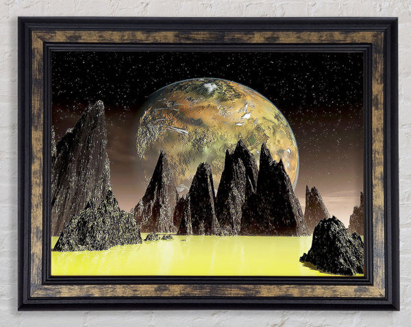 Life On A Distant Planet Framed Print