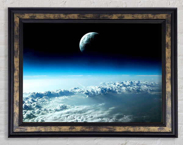 Earth From Space Framed Print